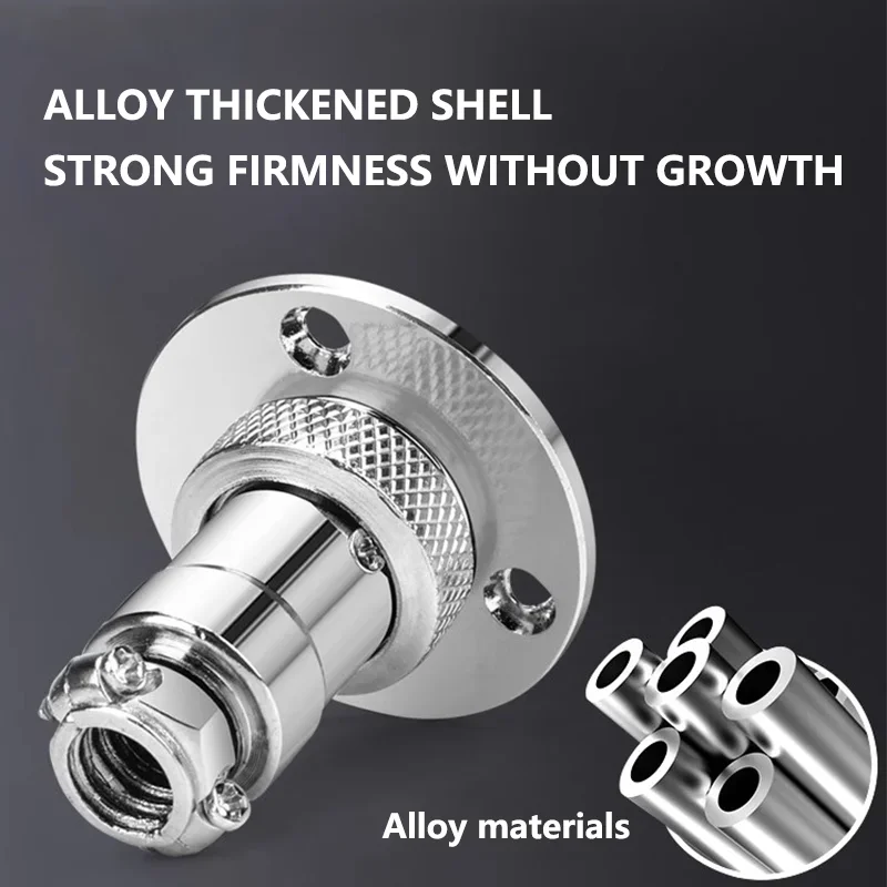 5/20/100PCS GX16 2 3 4 5 6 7 8 9 10pin Flange Mounting Fixing 3-Hole Aviation Connector Plug&Socket Circular Connectors