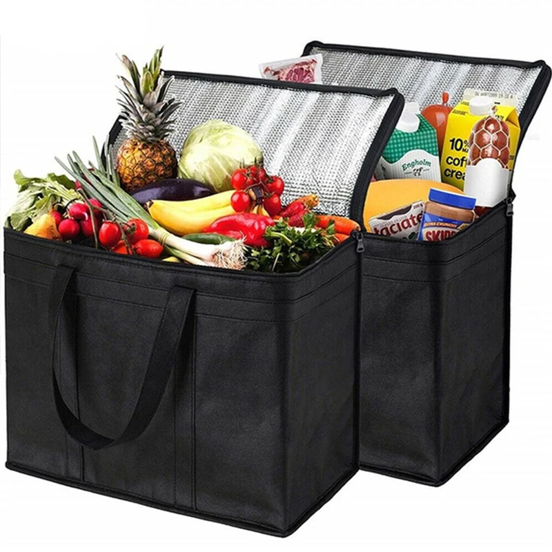 Car Portable Lunch Cooler Bag Folding Insulation Picnic Ice Pack Food Thermal Bag Drink Carrier Insulated Bags Food Delivery