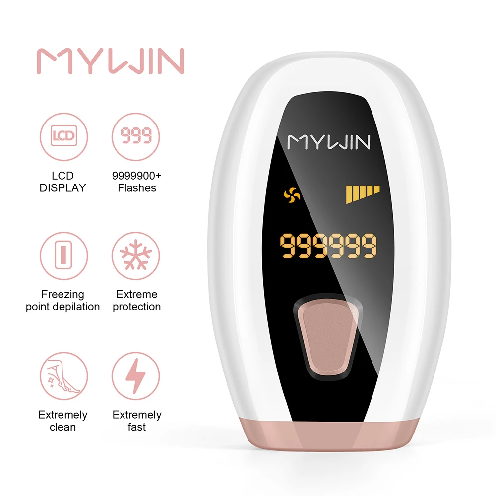 

MYWIN 1 Set Household Laser-Epilator Freezing Point Hair Removal Instrument EU Plug
