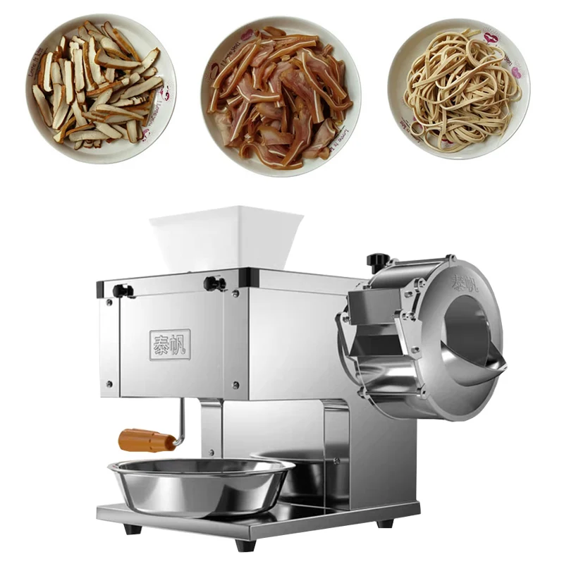 

PBOBP 220v Household Electric Food Slicer Vegetables Fruit Lamb Slices Shred Cut The Meat Planing Machine Adjustable Thickness