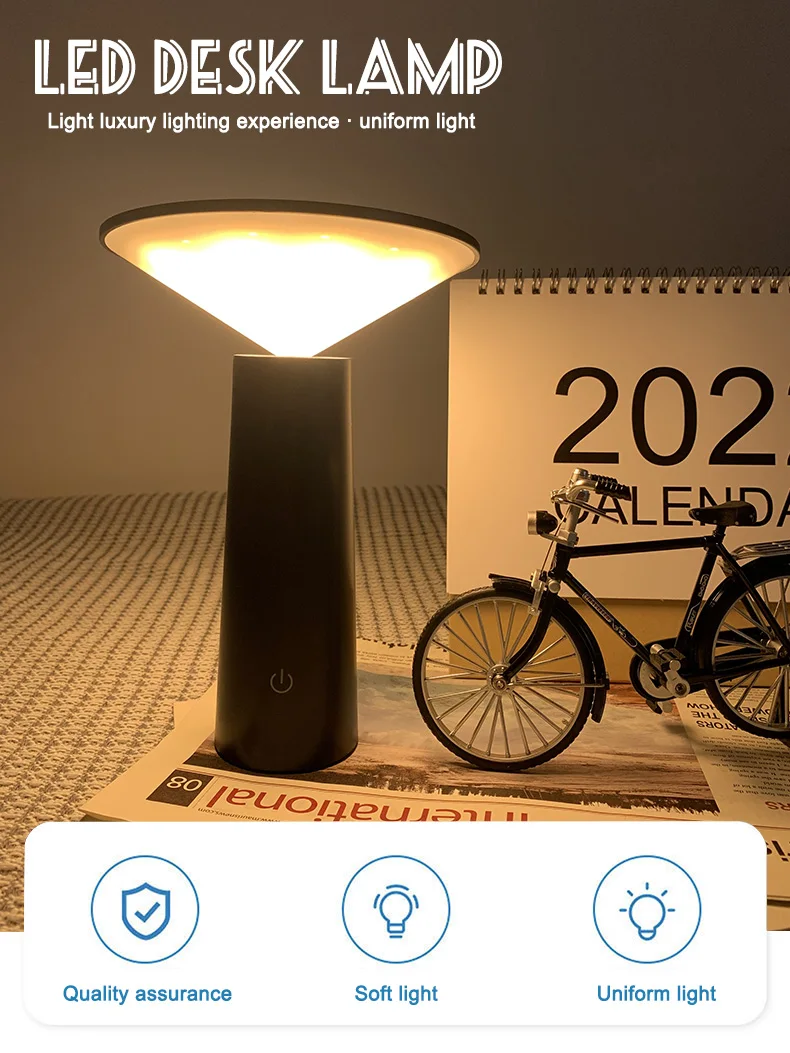 Table Lamps For Living Room for bedroom Remote Control USB Charging Bar Lamp Touch Sensor Lamps creative portable mini dimmable