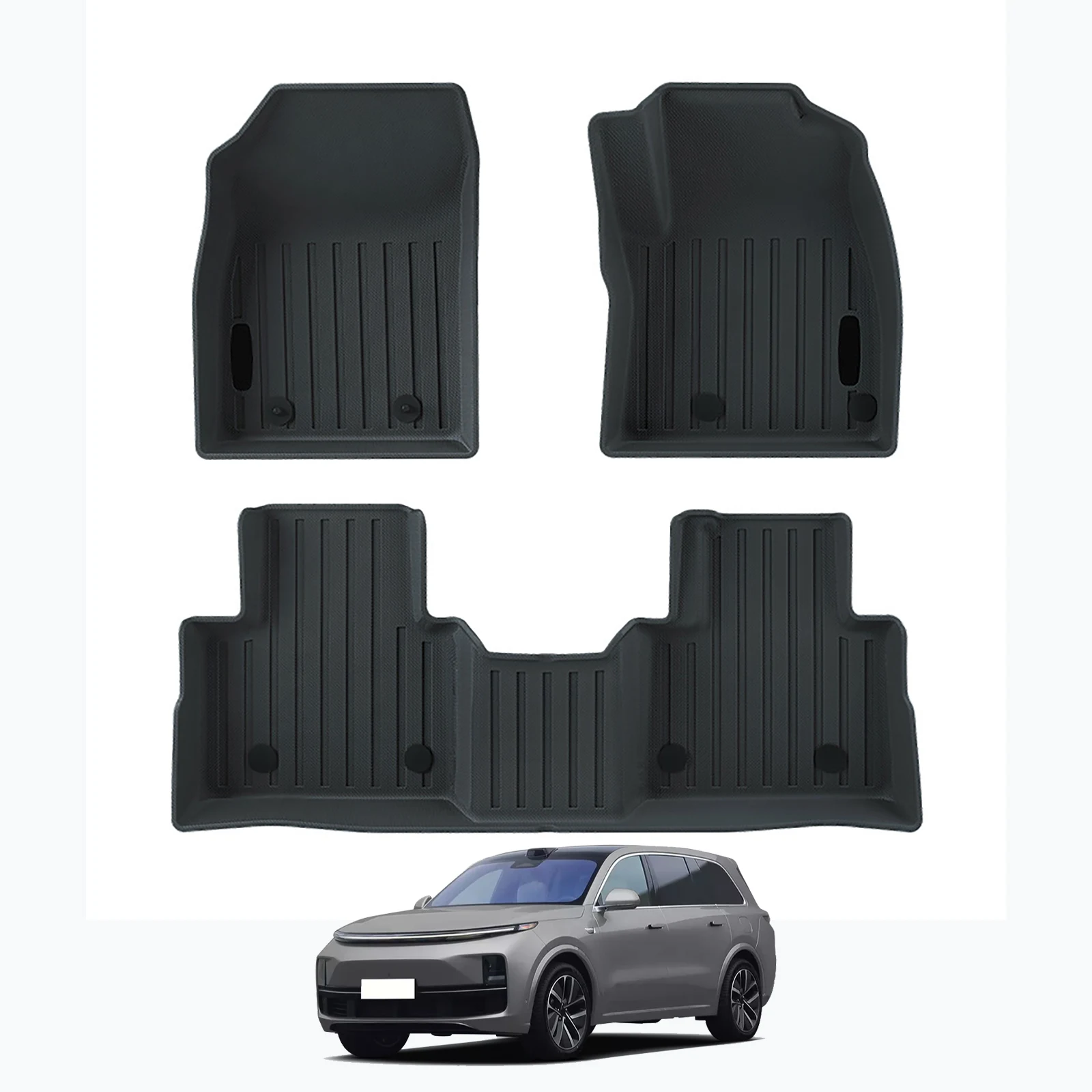 for Mitsubishi Outlander 2022 2023 Car Foot Mats Cargo Liner Trunk Mat