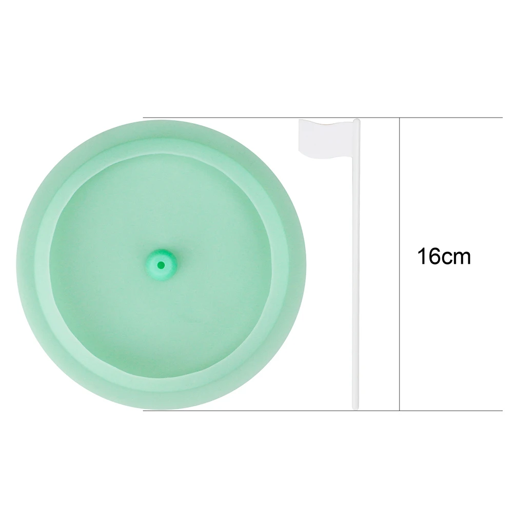 Description Picture 4 of itemGolf Practice Hole Putting Cup All Direction Soft Rubber with White Target Flag Golf Hole Cup Blue Green and red Training Aids