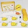 Children Montessori Clock Educational Toys Hour Minute Second Cognition Matching Puzzle Toys Kids Early Preschool Teaching Aid 1