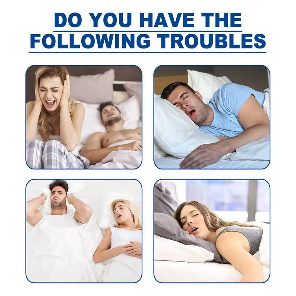 Anti-Snoring Mouth Stickers 30Pcs/Box  Night Sleep Lip Anti-Nose Free Breathing Patches Mouth Closed Orthotic For Children Adult_voghion.com