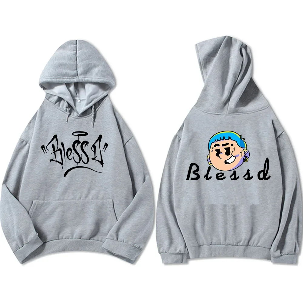 Blessd Singer  ĵ ĵ ܿ  Ҹ ׷  Ropa Hombre Sudaderas   Ƿ ϶