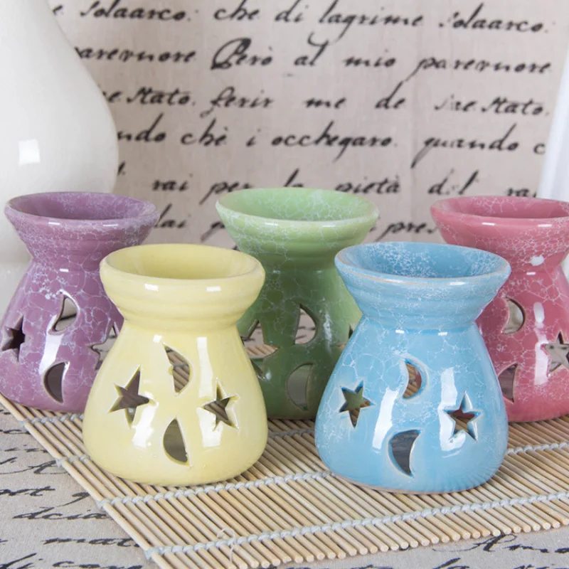 

Candle Aromatherapy Stove Ceramic Essential Oil Stove Large Capacity Incense Lamp Home Tea House Office Decorations Gifts