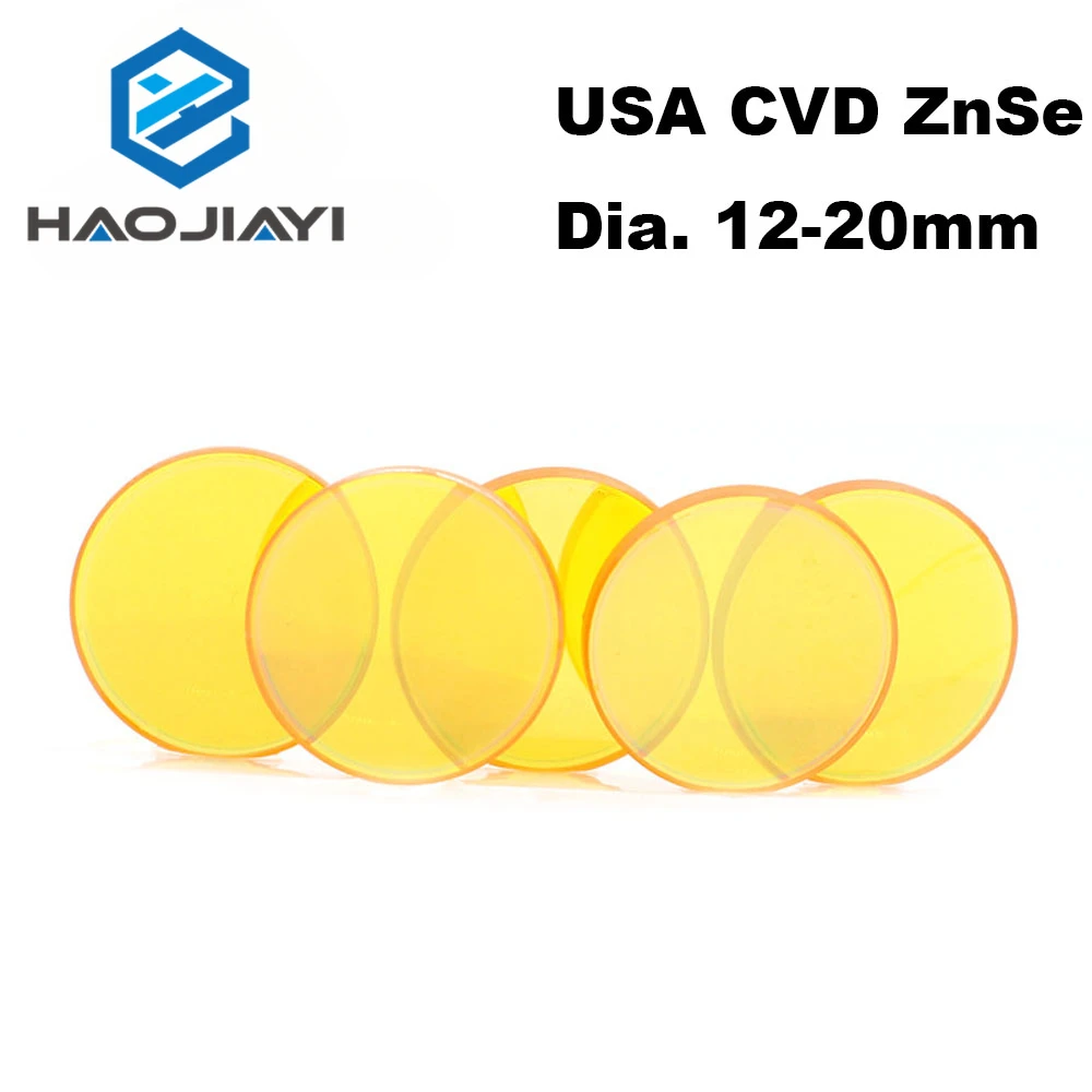 레이저 조각 절단기용 CO2 초점 렌즈, 미국 CVD ZnSe 직경 12 15 18 19.05 20 FL 25.4 38.1 50.8 63.5 76.2 101.6 127mm