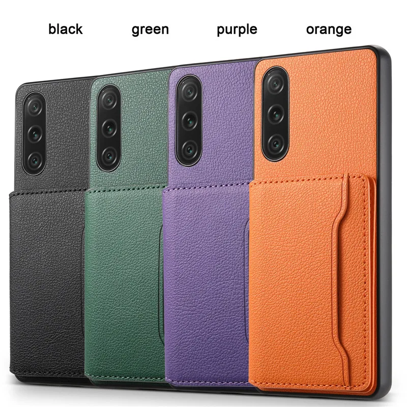 EUCAGR Luxury Multifunctional PU Leather Wallet Phone Case with Card Holder