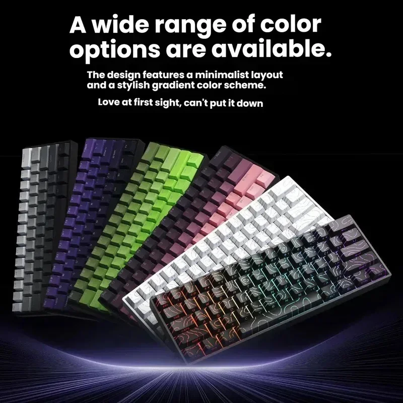 자기식 기계식 키보드 8K 저지연 E-스포츠 게이밍 키보드 RGB 0.01mm RT 정확도 PC 액세서리 선물