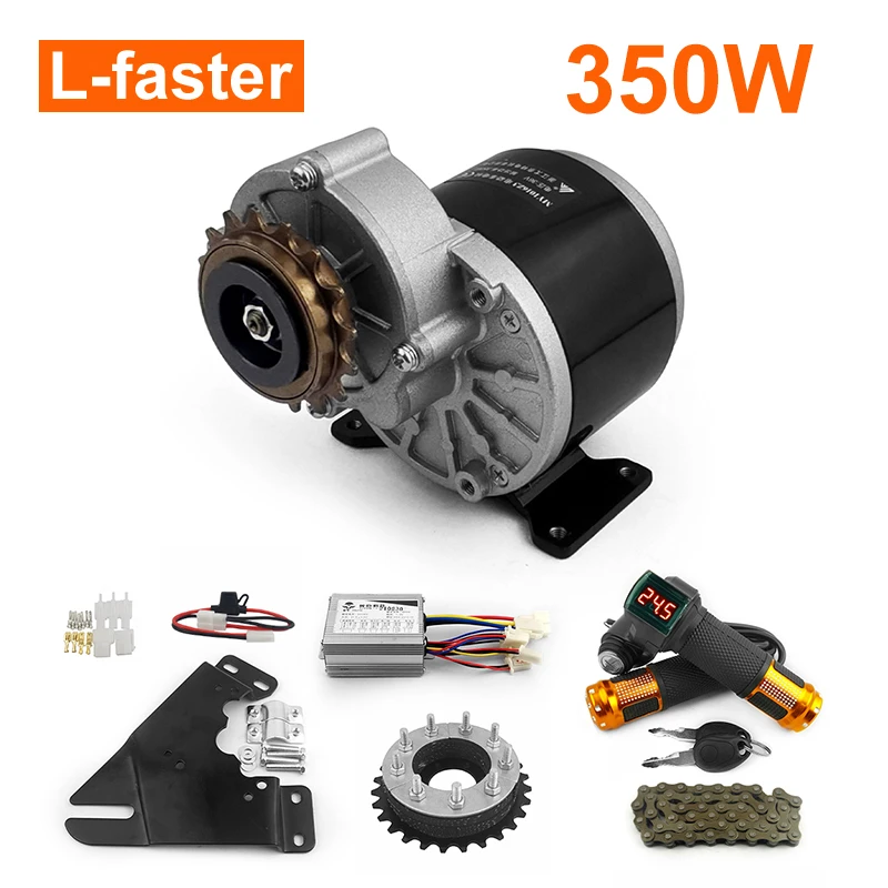 350w New Arrival Electric Geared Bicycle Motor Kit Electric Derailleur