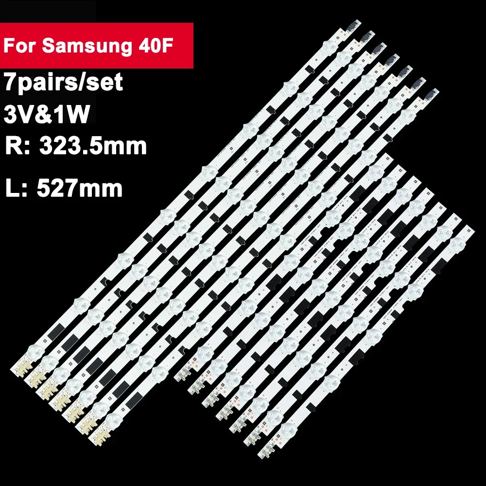 14Pairs-set-LED-Backlight-Strip-UE40F5000-UE40F5700-UE40F6400-UN40J6300 ...