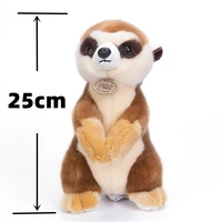 Meerkat High Fidelity Anime Cute Mongoose Plushie Suricate Plush Toys Lifelike Animals Simulation Stuffed Doll Kawai Toy Gifts 2