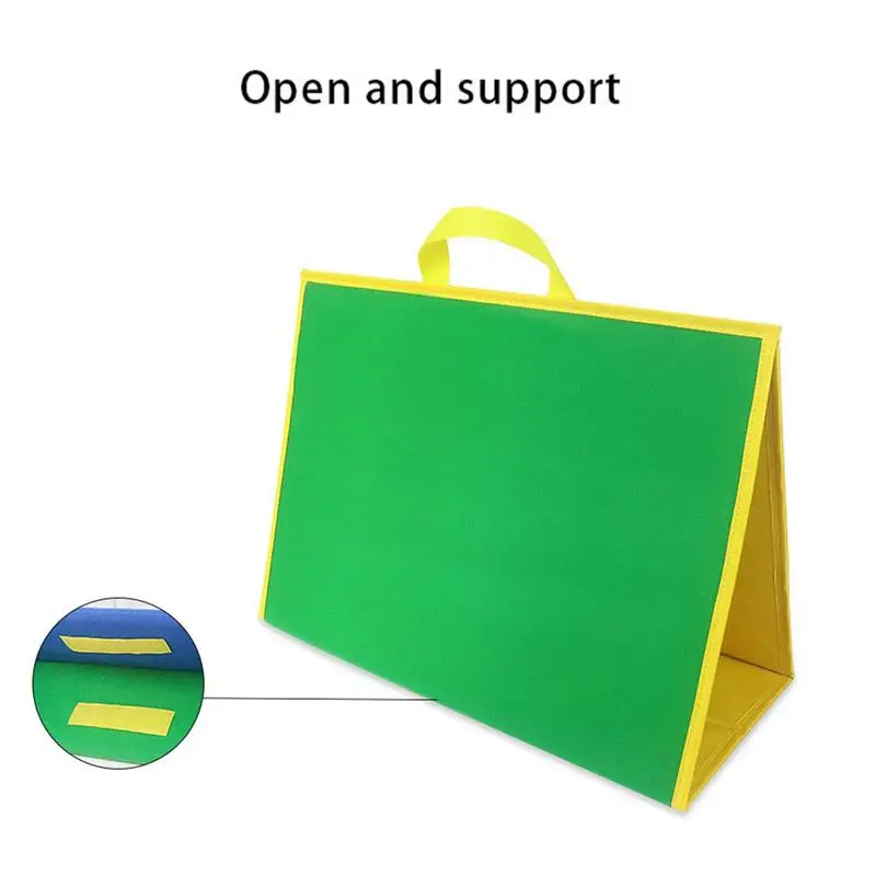 접이식 펠트 스토리 보드, 몬테소리 장난감, 스토리 텔링 보드, 양면 교육 보드, 용 조기 학습