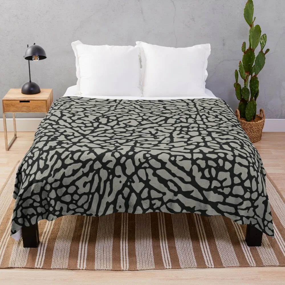 

Elephant Print Throw Blanket Luxury Brand Luxury Designer Blankets