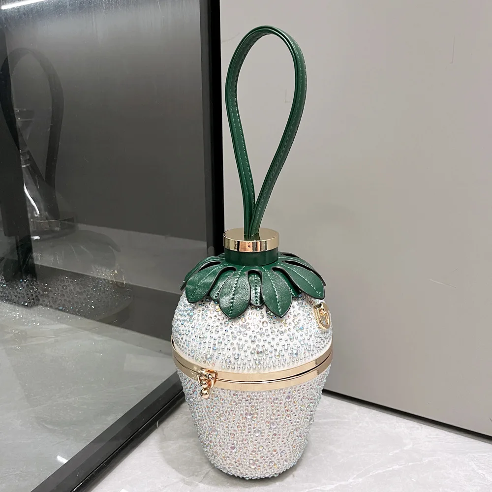 Pochette Da Sera In Acrilico A Forma Di Frutta - Borsa A Tracolla Per Feste E Cocktail