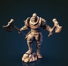 

1/24 75mm 1/18 100mm Resin Model Kits The Axe Warrior Figure Unpainted No Color RW-526