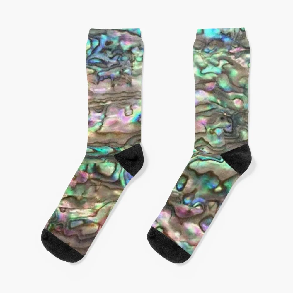 Natural Abalone Paua Shell Socks Compression Stockings 9pcs colorful abalone shell key button inlays для тенор альт сопрано саксофон сакса