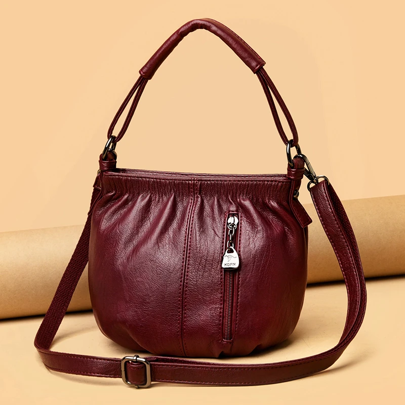 Leather Small Shoulder Bags for Women Casual Ladies Crossbody Bag Purses Handbags Designer Handbags Sac