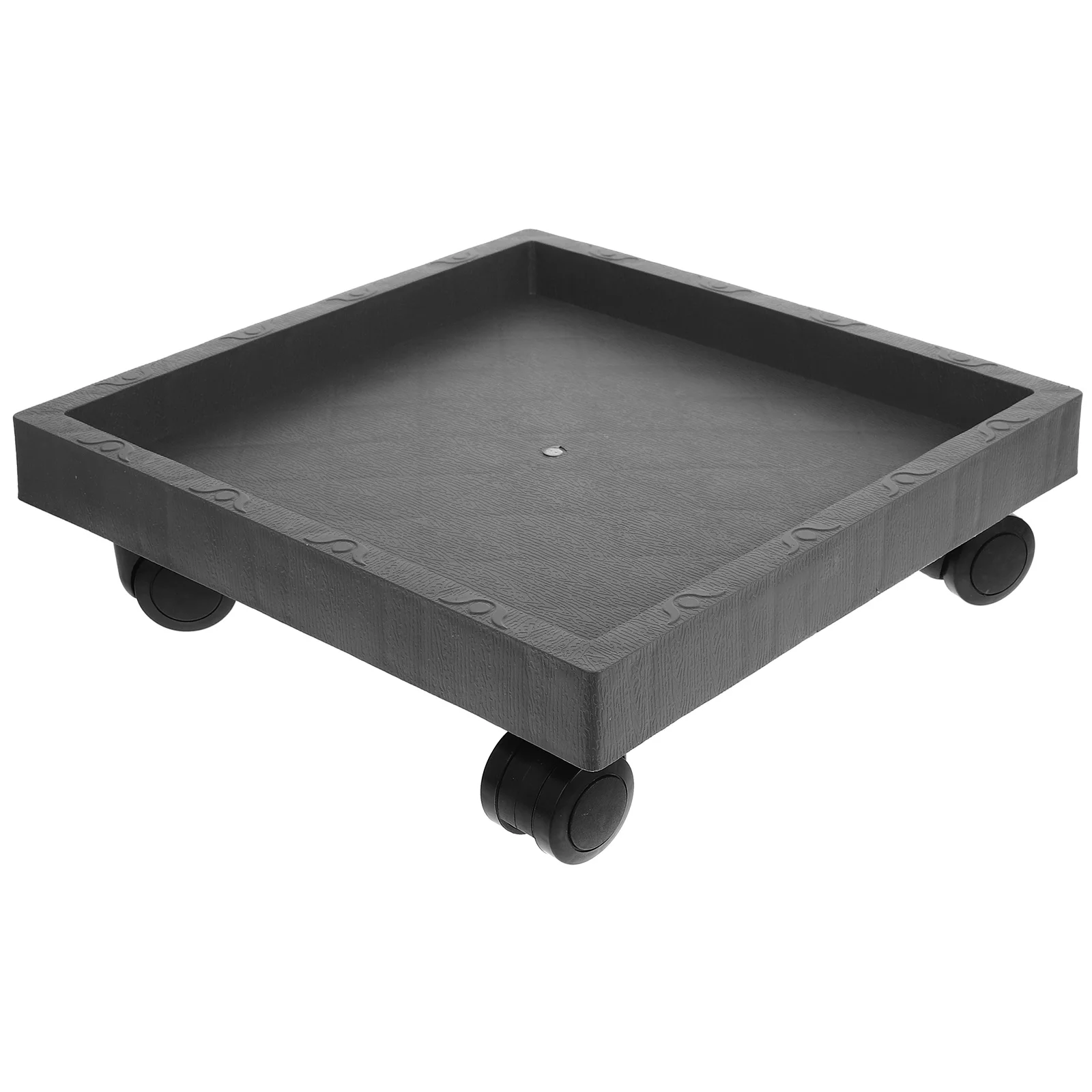 

1Pc Square Plant Wheels 29Cm 11.4In Flower Pot Tray Caster Wheels Heavy Duty Strong Sturdy Plant Stand Indoor