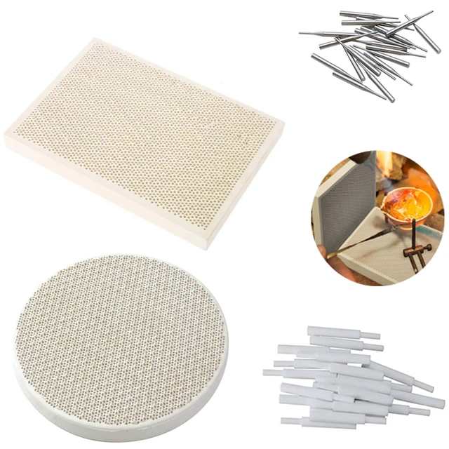 REVIEW Honeycomb Ceramic Soldering Board Jewelry Making Tools, Soldering  Block for Soldering Parts 