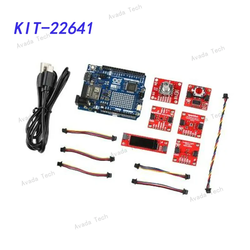 

Набор Avada Tech KIT-22641 SparkFun Arduino UNO R4 WiFi Qwiic Kit