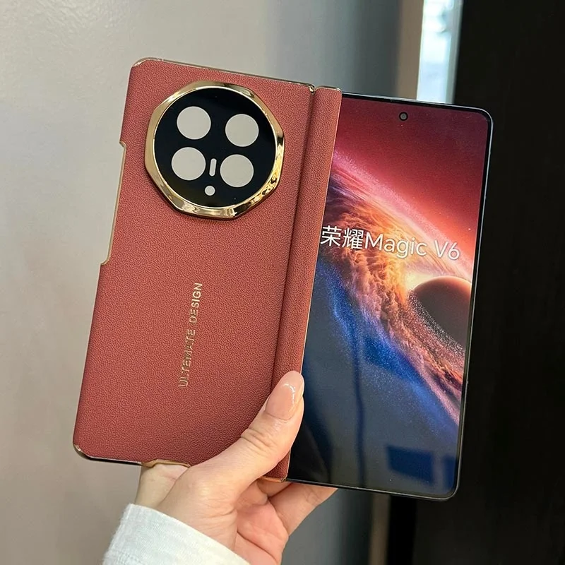 Leather-Patterned Protective Back Cover