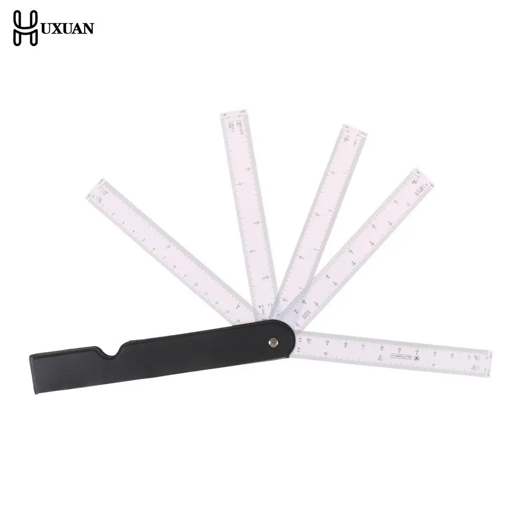 Fan Shape Scale Ruler With 5 Blades For Engineering Architects