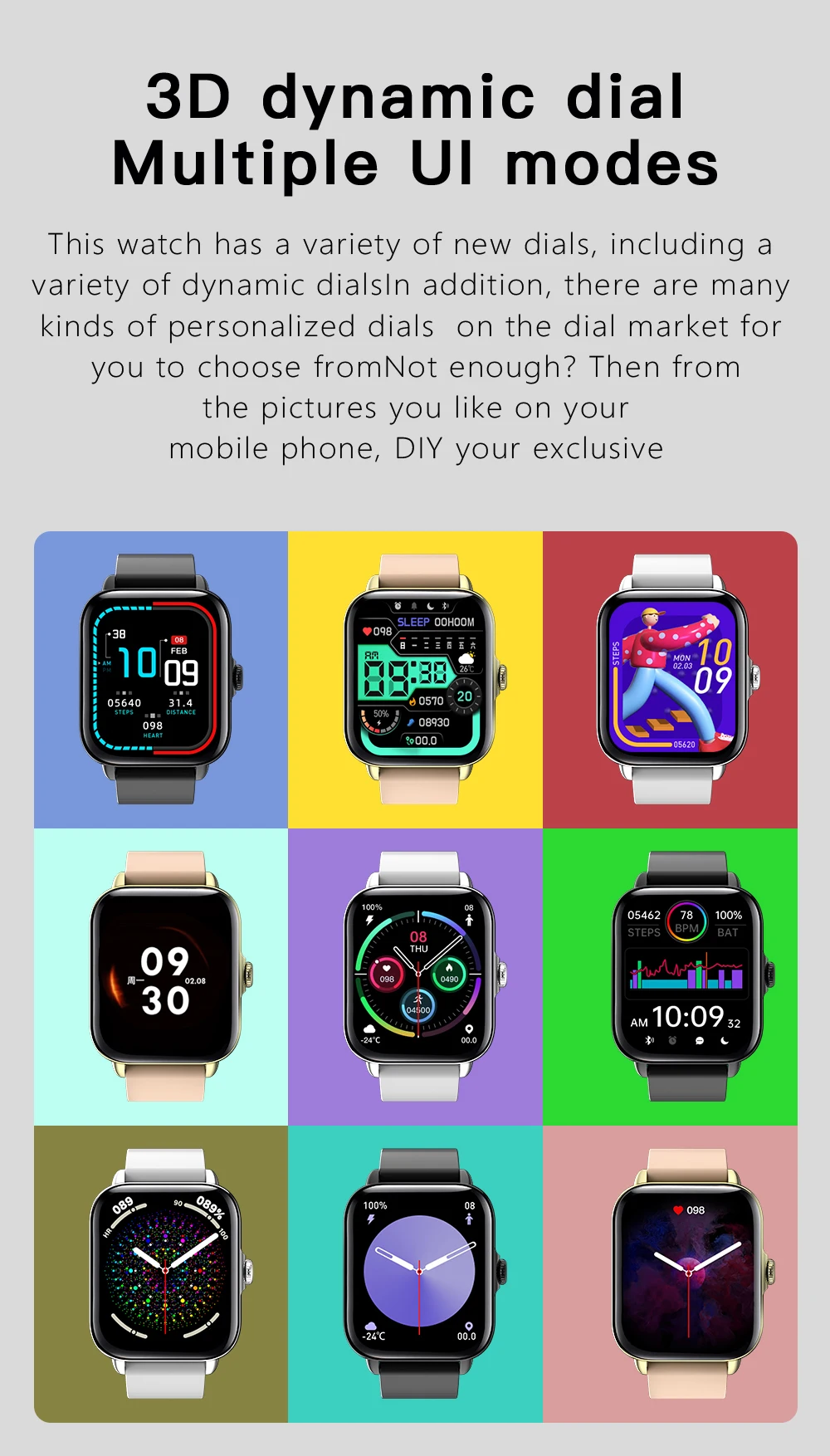 Smart Watch A5 Men Blue Tooth Call Smartwatch AI Voice 1.9 inch Screen GPS Track Music Control Heartrate Sport Fitness Bracelet