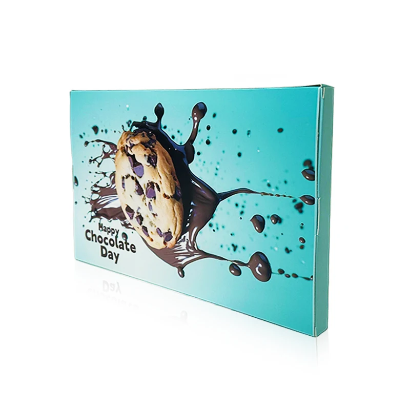 맞춤형 도매 맞춤 로고 인쇄 크리스마스 DIY 박스 애완 동물 스위트 초콜릿 어드벤트 캘린더 빈 20일