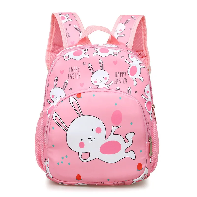 Children Small Backpack Dinosaur Rabbit Printed Girls Boys Cute School Bags In Kindergarten Anti Loss Kids Large Schoolbag Hot