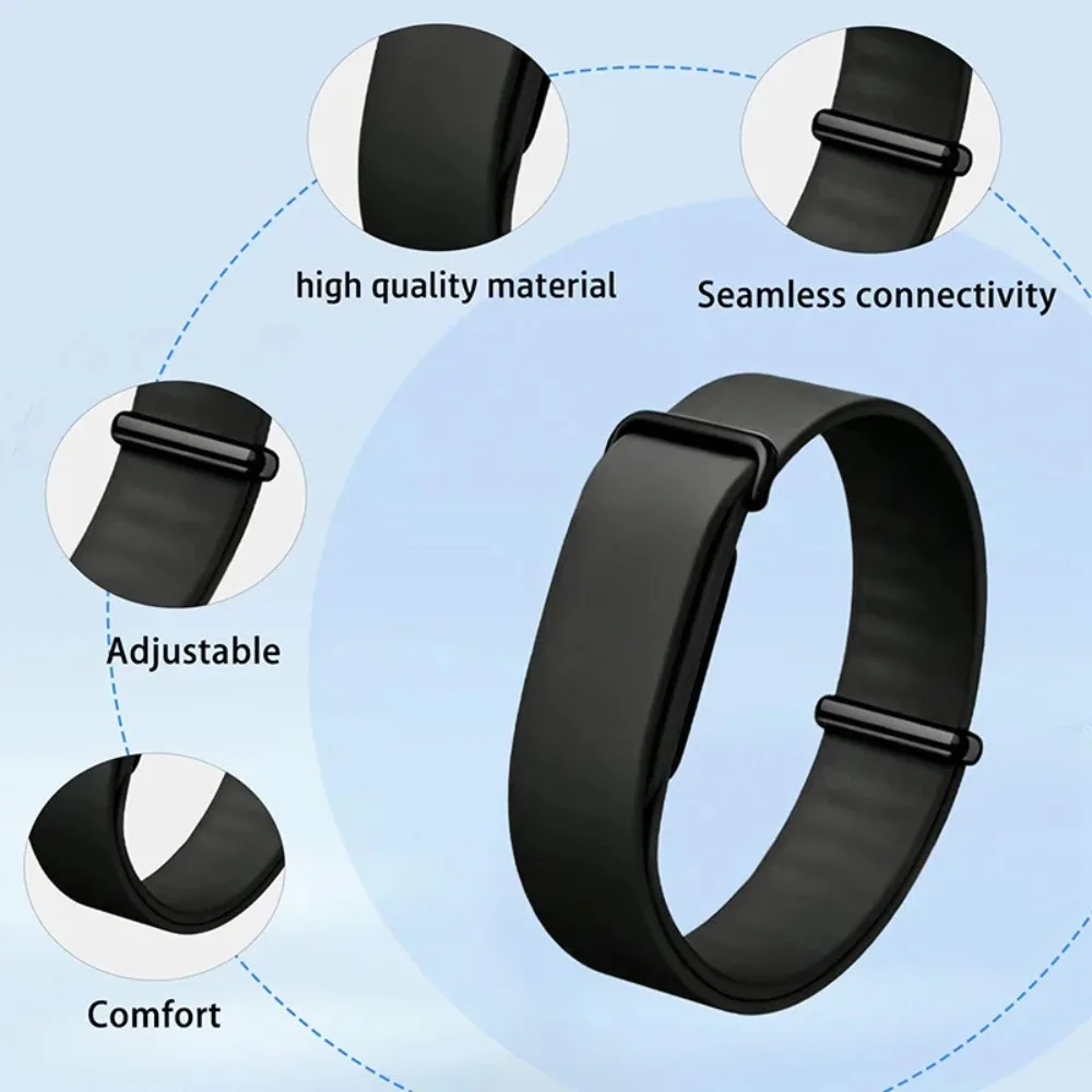 Enhanced Silicone Sport Watch Strap - Durable Rubber Replacement Band