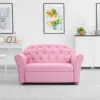 Costway Kids Sofa Princess Armrest Chair Lounge Couch Children Toddler Gift 4