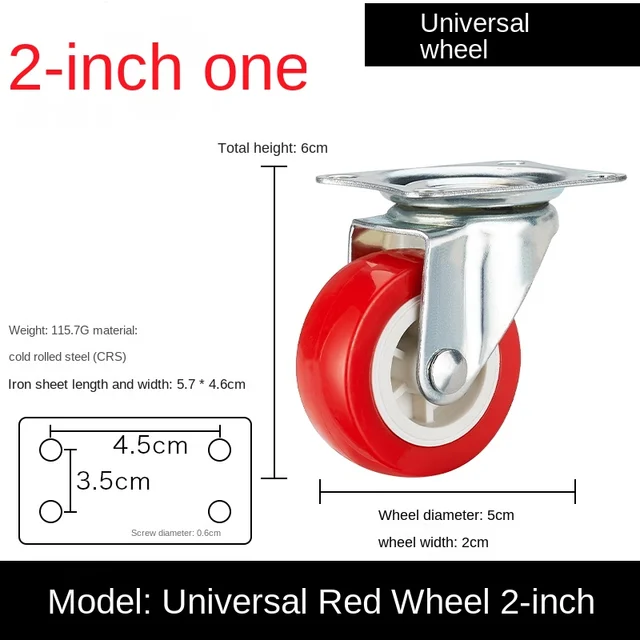 1 pcs 2 inch one red-173