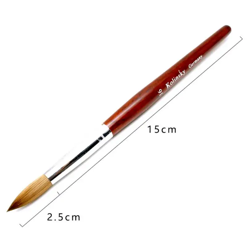 Soft Smooth And Delicate Kolinsky Nail Brush Manicure Mink Brush Light Therapy Painted Pull-line Pen Nail Drawing