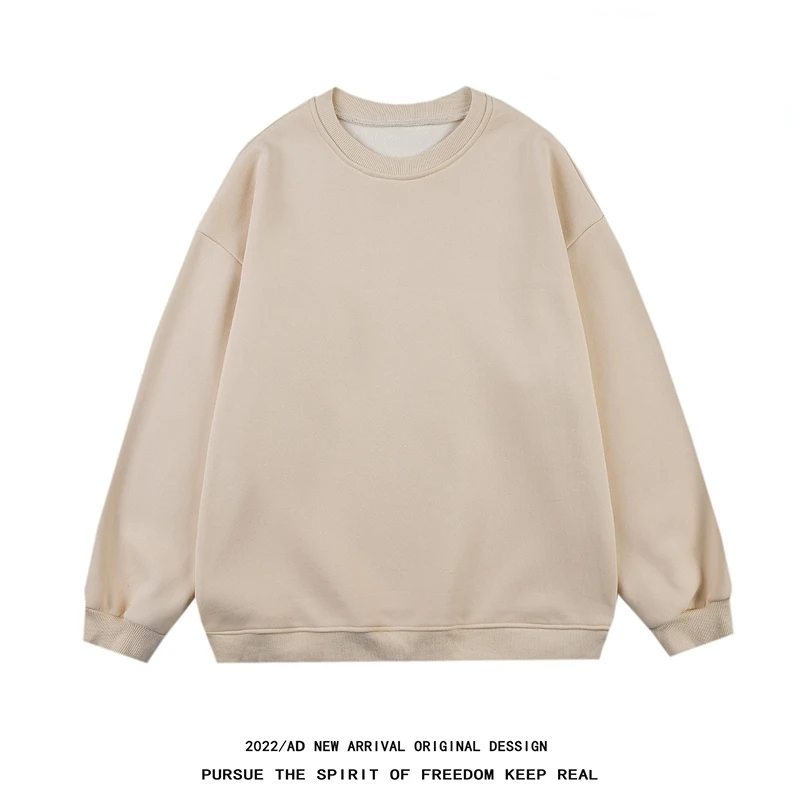 

spring and autumn New Men's Solid Round Neck Long Sleeve Sweatshirts Fashion Casual Men's Outdoor Sports Sweatshirts