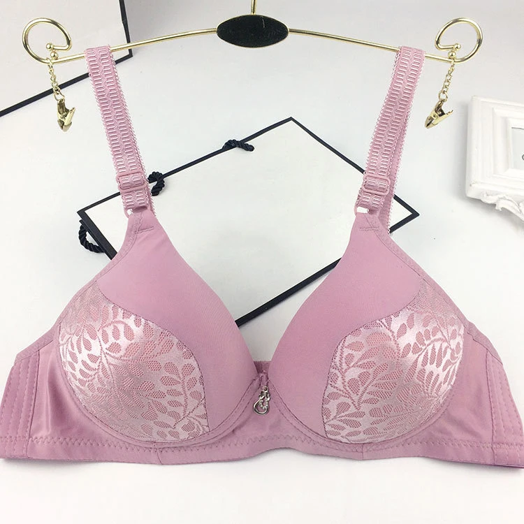 Large Size Cup 34-42 Women's Lace Bra Sexy Push-up Padded Bra Small Breasts  Student Girl Double Bra Women's Collection Breast Bra : :  Clothing, Shoes & Accessories