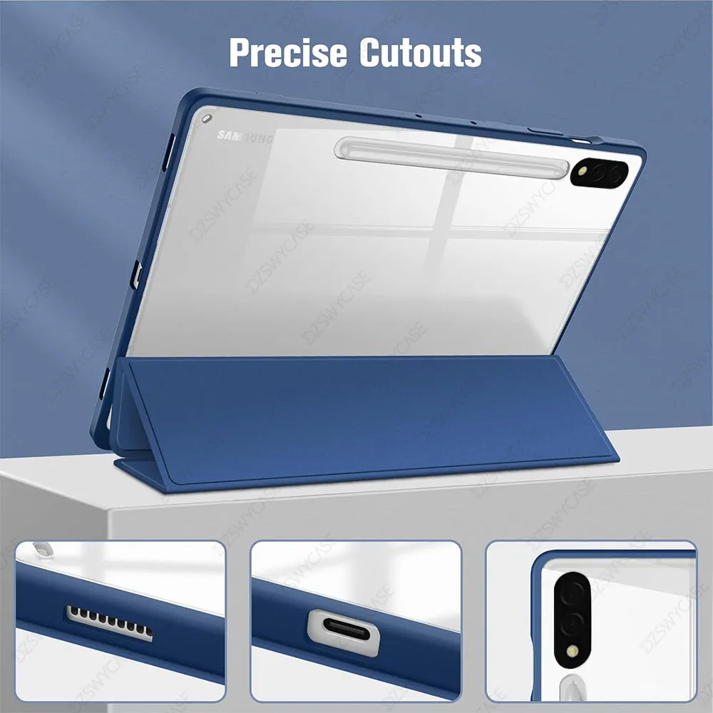 Shockproof Transparent Hard Shell Tablet Case - Protective Cover