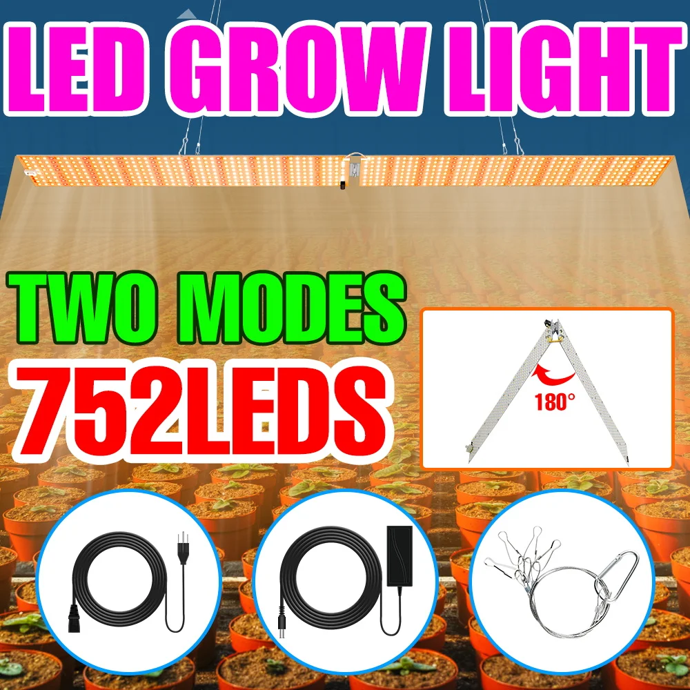 

110V LED Grow Light 220V Growth Bulb 500W 800W 1000W Phyto Lamp Full Spectrum Led Phytolamp for Plant Hydroponics Growing System