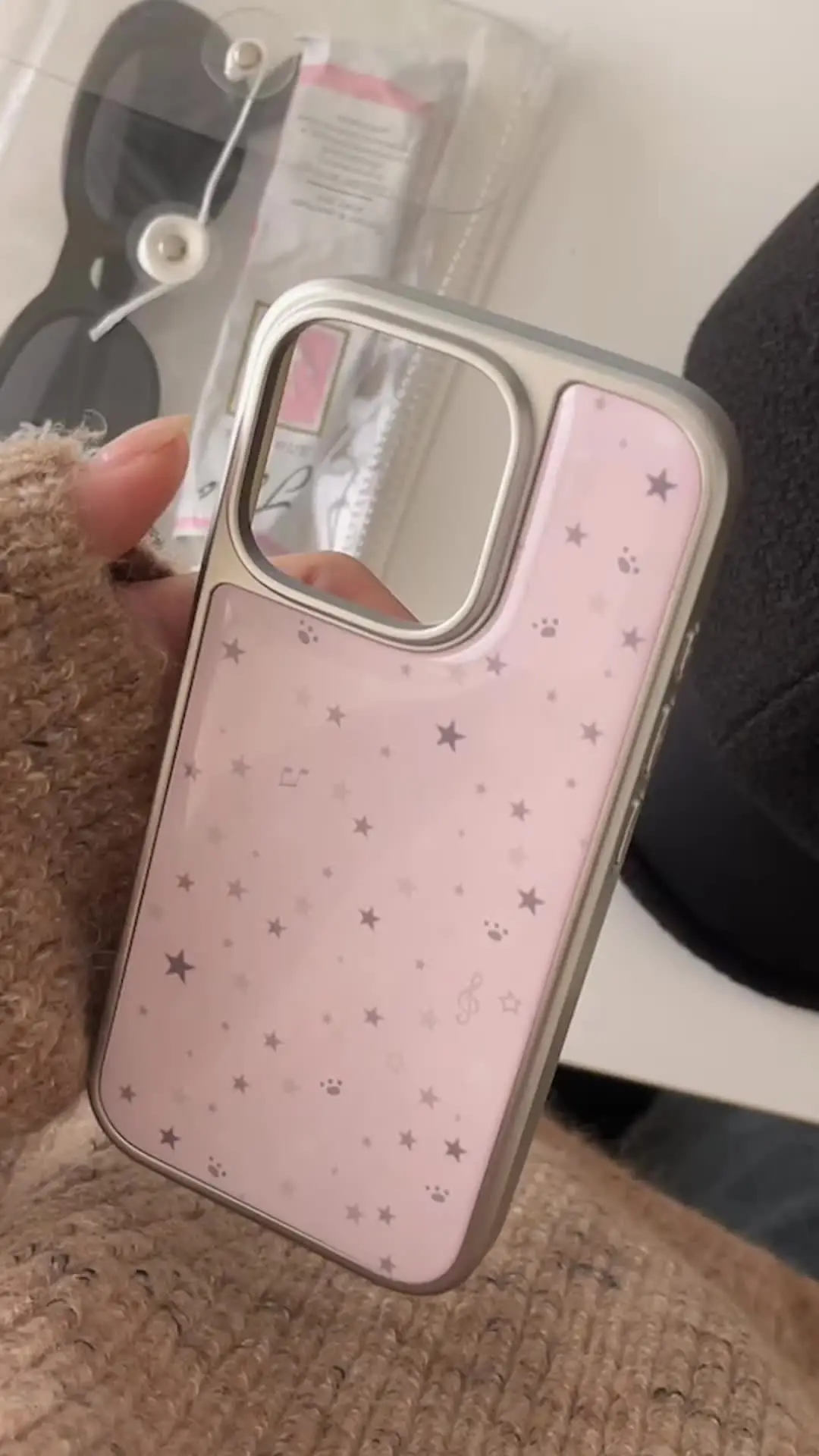 Полноэкранный чехол для телефона Little Star новый розовый iPhone 16 16pro 16Promax 15 15pro 15Promax 14