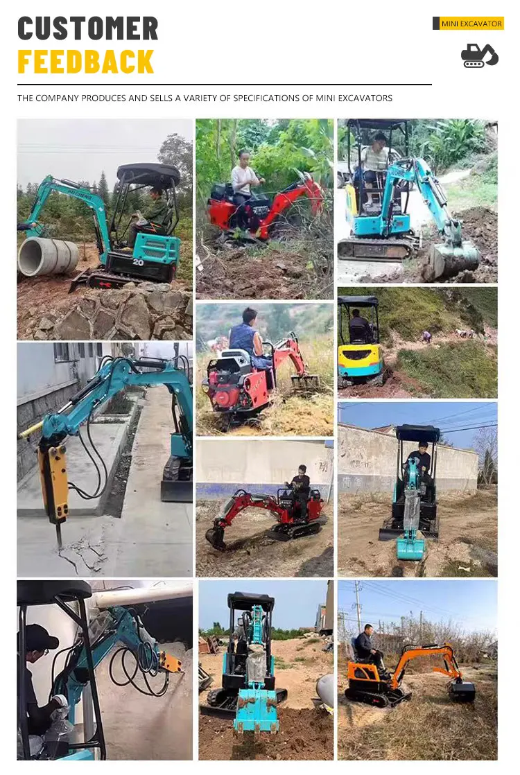 Heim-Gartenbagger OKW08 mit Niedrigemissionstechnologie für Umweltfreundliche Renovierung, CE/EPA-Zertifizierung – Detail 7