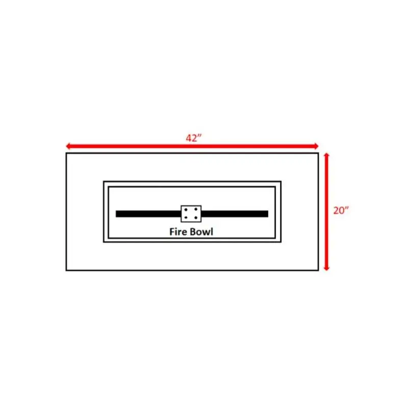 Gray Concrete Propane Fire Table 5