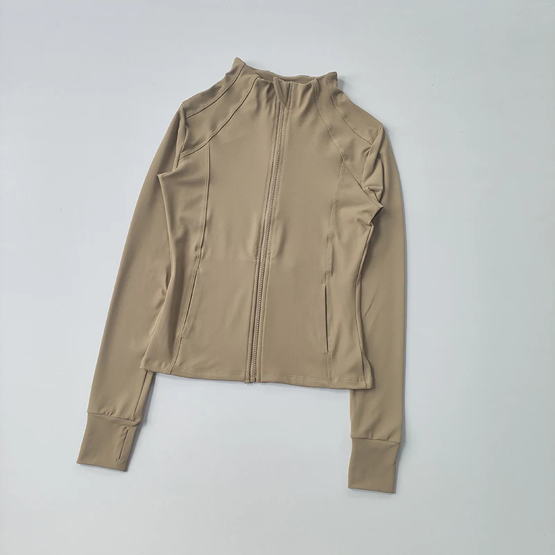 Sports Jacket Sports Shirt Sports T Shirt Women Slim Fitting Professional Fast Drying Running Long Sleeved Crop Tops
