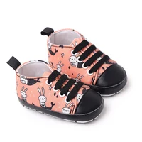 Baby Canvas Shoes for Boys and Girls Cute Animal Printed Soft Cotton Sole Spring and Autumn Casual Shoes 2