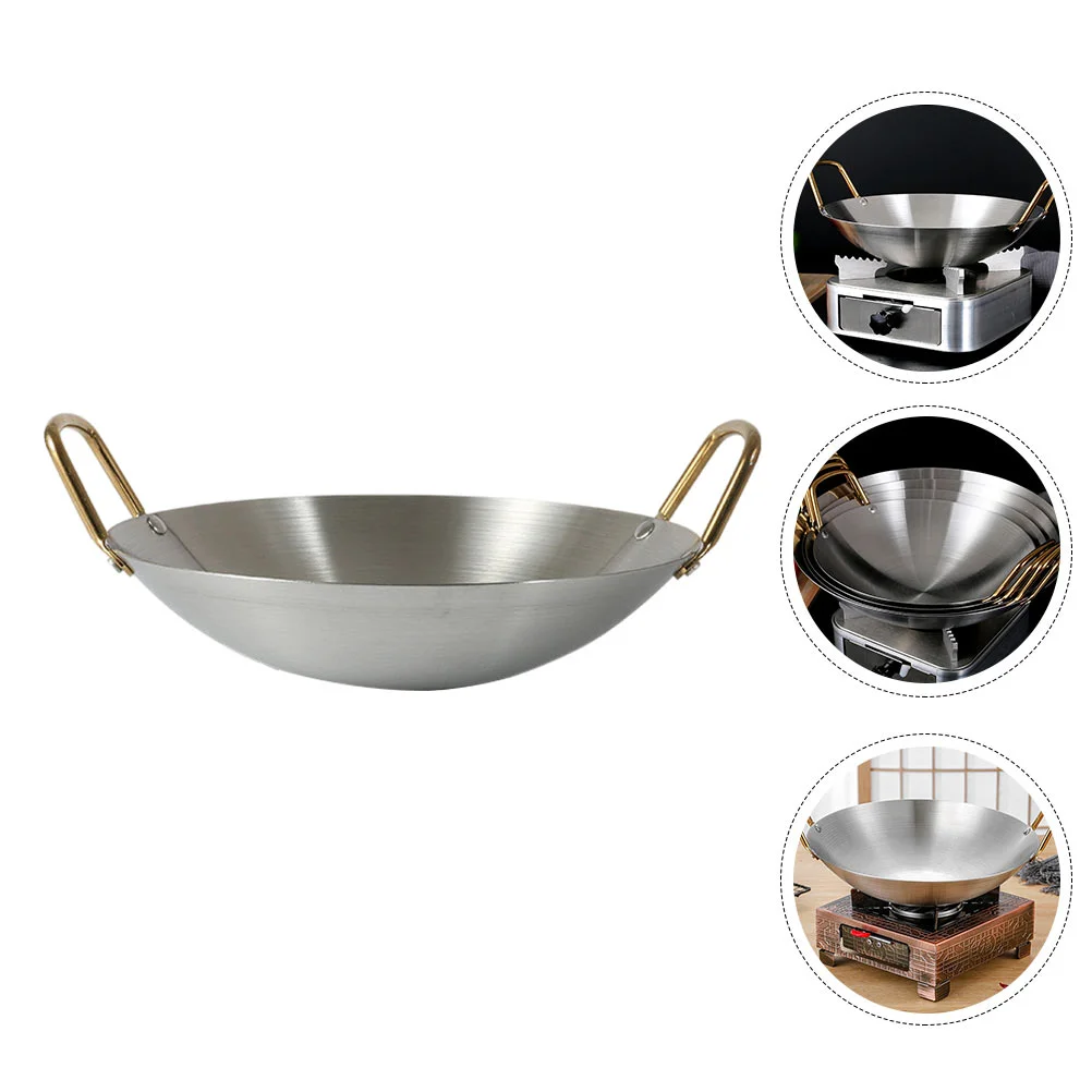 

Stainless Steel Pot Birthday Present Cooking Household Hot Everyday Pan Kitchen Utensil