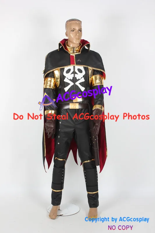 우주 해적 캡틴 할록 캡틴 할록 코스프레 의상, acgcosplay, 벨트 소품 포함