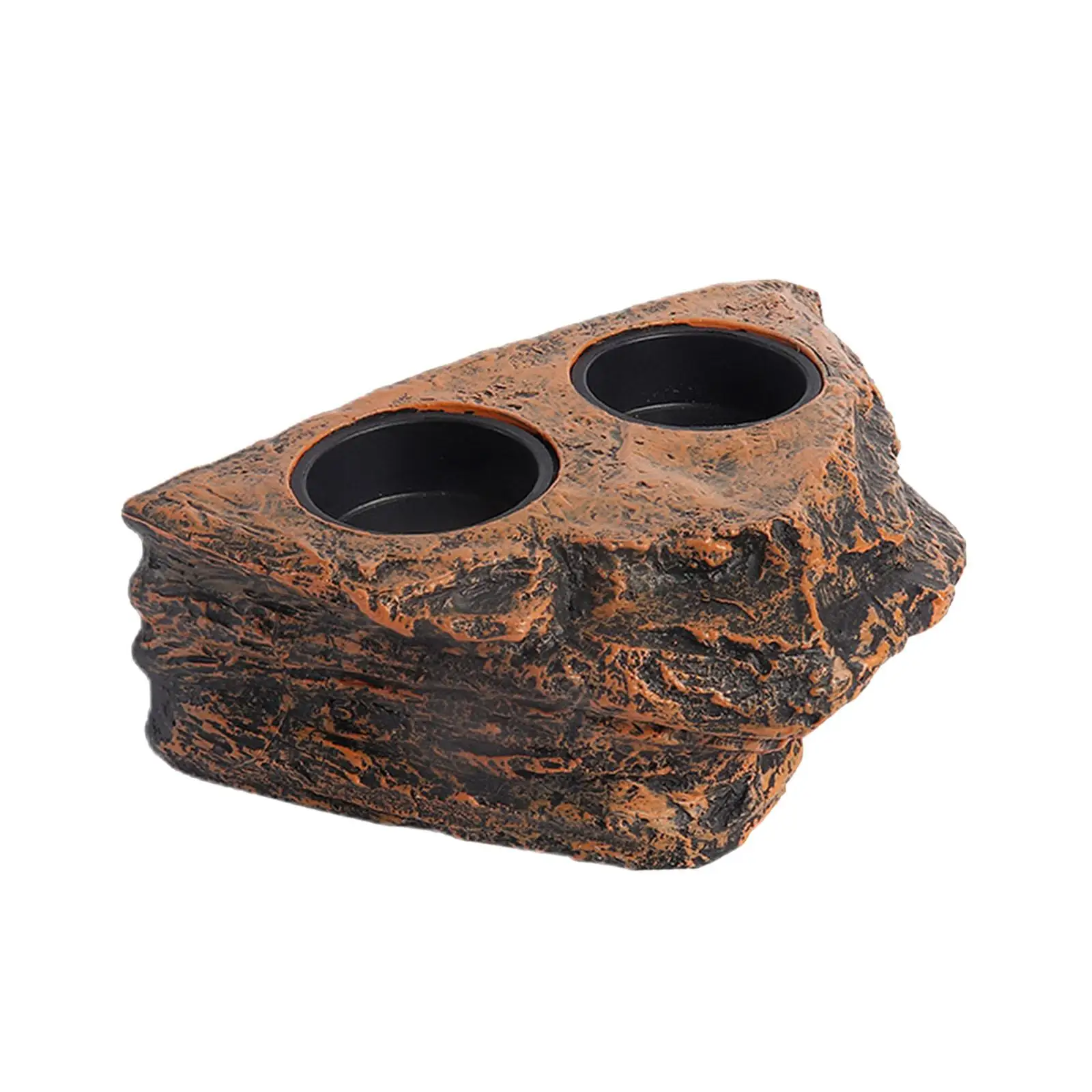 Gecko Feeder Ledge Terrarium Tank Decor Accessories Magnetic Reptile Food Feeder for Crested Gecko Animals Chameleon Lizard Pets