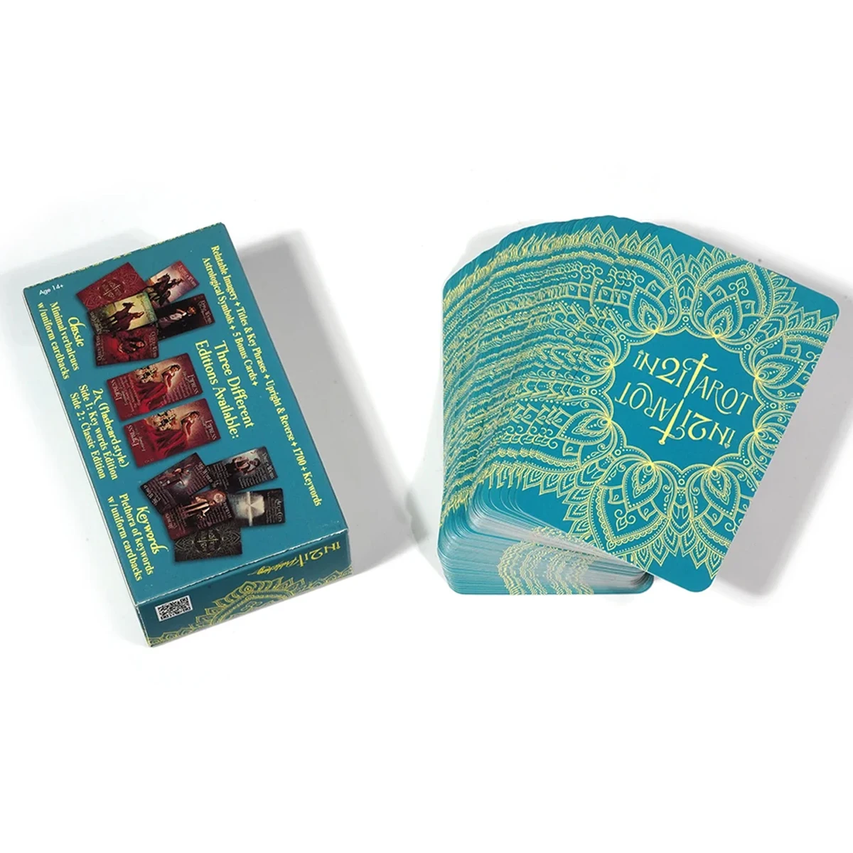 iN2IT Tarot Cards For Family Party High Quality Fortune Telling Divination Tarot Deck with Keywords 78 Cards 4