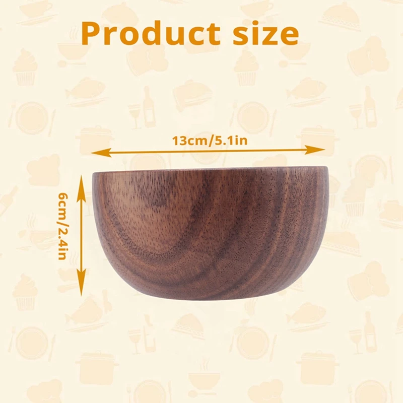 Retail Acacia Wood For Fruits, Salads And Noodle, Salad Wooden Bowl
