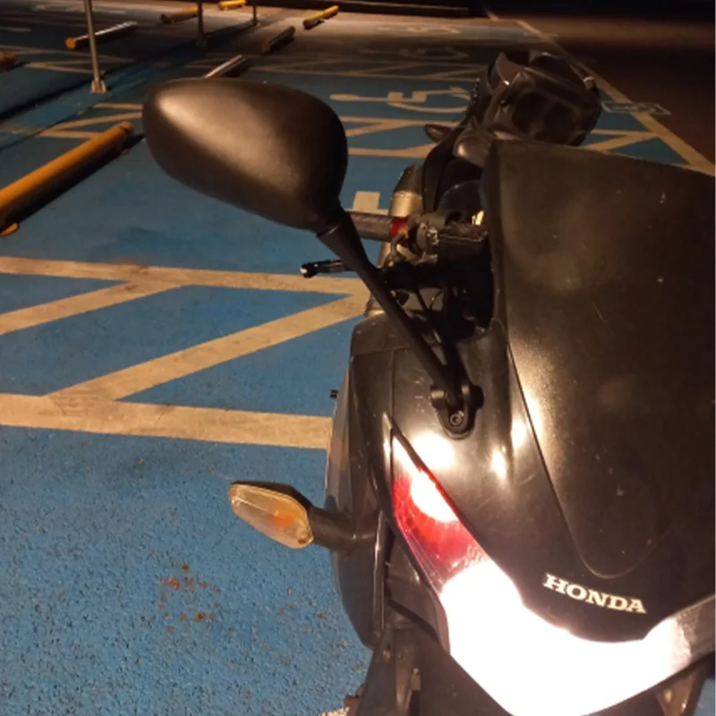 혼다 CBR600 CBR600RR CBR1000 CBR1000RR 스즈키 GSXR600 Sportbike 백 사이드 미러 용 페어 오토바이 백미러